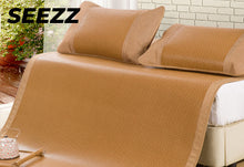 Load image into Gallery viewer, SEEZZ Summer Sleeping Mat for Hot Sleepers Foldable Summer Bed Mat Cool Sleeping Mattress Cooling Bed for Home School Dormitory 60"x 80"