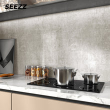 Load image into Gallery viewer, SEEZZ Grey Concrete Wallpaper Peel and Stick Wallpaper Texture Peel and Stick Concrete Contact Paper for Countertops Waterproof Removable Vintage 24"x200"