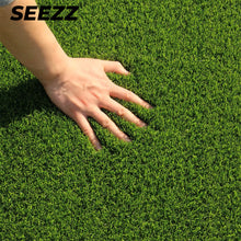 Load image into Gallery viewer, SEEZZ Artificial Grass Table Runners 1x5 Feet 5pcs Outdoor Green Fake Grass Turf Mat Grass Rug Grass Mats for Crafts Patio Wall Garden Yard Decor