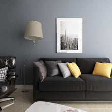 Load image into Gallery viewer, Livelynine Solid Grey Wallpaper Peel and Stick Wall Paper Roll for Bedroom Walls Kitchen Cabinets Dresser Drawers Countertop Vinyl Self Adhesive Shelf Liner Waterproof Removable