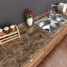 Load image into Gallery viewer, Livelynine Counter top Covers Peel and Stick Wallpaper Self Adhesive Marble Wall Paper Roll Kitchen Countertop Marble Adhesive Paper Table Desk Cover Bathroom Vanity Decor Waterproof