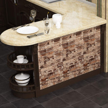 Load image into Gallery viewer, Livelynine Removable 3D Faux Brick Wallpaper Peel and Stick Stone Wall Paper Roll for Living Room Bedroom Accent Wall Kitchen Backsplash Bathroom Wall