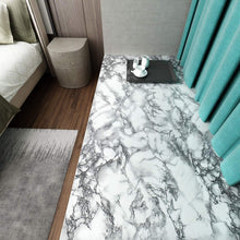 Load image into Gallery viewer, Livelynine Marble Wall Paper Kitchen Countertop Peel and Stick Wallpaper Marble Paper Self Adhesive Vinyl Roll for Bathroom Counter Dining Table Desk Furniture Renovations