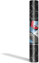 Load image into Gallery viewer, Livelynine Black Marble Wall Paper for Kitchen Counter Top Covers Peel and Stick Wallpaper Bathroom Granite Contact Paper for Countertops Desk Table Cover Old Furniture Sticker