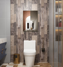 Load image into Gallery viewer, Livelynine Shiplap Peel and Stick Wallpaper for Bathroom Kitchen Farmhouse Classroom Shiplap Contact Paper for Walls Bedroom Accent Wall Paper Wood Look White Brown Bulletin Board Paper