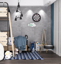 Load image into Gallery viewer, Livelynine Grey Concrete Peel and Stick Wallpaper Self Adhesive Contact Paper for Counter Table Top Cover Countertop Paper Waterproof Industrial backsplash for Kitchen Removable