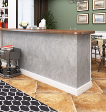 Load image into Gallery viewer, Livelynine Grey Concrete Peel and Stick Wallpaper Self Adhesive Contact Paper for Counter Table Top Cover Countertop Paper Waterproof Industrial backsplash for Kitchen Removable