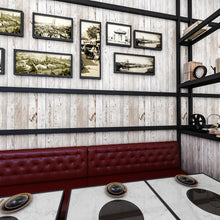 Load image into Gallery viewer, Livelynine Peel and Stick Wallpaper Shiplap Contact Paper Decorative Wood Bulletin Board Paper for Classroom Bedroom Farmhouse Decor Removable Wood Wallpaper Stick and Peel