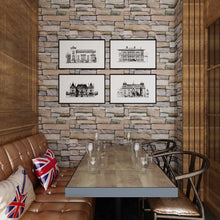 Load image into Gallery viewer, Livelynine Brick Wallpaper Peel and Stick Stone Wall Paper Decorations for Bedroom 3D Wall Panels Brick Wall Decals Removable Looks Real Brick Wall Panels