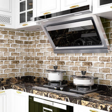 Load image into Gallery viewer, Livelynine Brick Wallpaper Peel and Stick Faux Brick Contact Paper for Walls Bedroom Bathroom Backsplash Removable Kitchen Wall Paper Roll