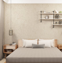 Load image into Gallery viewer, Livelynine Vintage Gold Textured Wallpaper Stick and Peel Beige Concrete Contact Paper Decorative Bedroom Wallpaper Retro Apartments Bathroom Farmhouse Wall Paper Sticker Pull and Stick on
