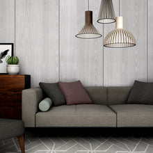 Load image into Gallery viewer, Livelynine Contact Paper Grey Wood Wallpaper Peel and Stick Wall Paper Roll for Living Room Door Bedroom Walls Farmhouse Classroom Bulletin Board Self Adhesive Gray Wood Vinyl Wrap