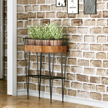 Load image into Gallery viewer, Livelynine Brick Wallpaper Peel and Stick Faux Brick Contact Paper for Walls Bedroom Bathroom Backsplash Removable Kitchen Wall Paper Roll