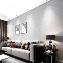 Load image into Gallery viewer, Livelynine Silk Wallpaper Peel and Stick Grey Contact Paper Self Adhesive Wall Paper for Cabinets Counters Dresser Bedroom Living Room Furniture Walls Decorative Removable 15.8X78.8 Inch