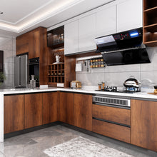 Load image into Gallery viewer, Livelynine Wide Wood Contact Paper Kitchen Cabinet Peel and Stick Wallpaper Wood Grain Adhesive Paper for Furniture Countertops Desk Removable Waterproof