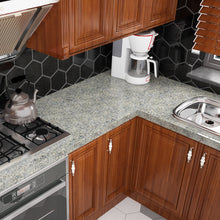 Load image into Gallery viewer, Livelynine Granite Contact Paper for Countertops Waterproof Removable Kitchen Countertop Peel and Stick Wall Paper Roll for Bathroom Grey Marble Countertop Paper for Kitchen Desk Cover