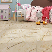 Load image into Gallery viewer, Livelynine Peel And Stick Floor Tile Beige Marble Vinyl Flooring Tile Peel And Stick Tiles For Floor Kitchen Bedroom Restroom Renter Farmhouse Bathroom Floor Stickers Tile Waterproof 12X12 Inch
