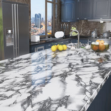Load image into Gallery viewer, Livelynine 197x24 Inch Marble Contact Paper Peel and Stick Countertops for Kitchen Waterproof Granite Countertop Paper Marble Wallpaper Granite Paper for Furniture Desk Cover Bathroom Vanity Wide
