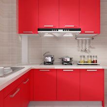 Load image into Gallery viewer, Livelynine Red Contact Paper Peel and Stick Roll Self Adhesive Vinyl Wrap Removable Wallpaper Waterproof Countertops Shelf Liners Cabinets Old Furniture Crafts Wall Paper Decorations