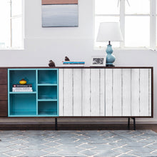 Load image into Gallery viewer, Livelynine Shiplap Peel and Stick Wallpaper for Walls Wood White Contact Paper Decorative Removable Wall Paper Roll Peel and Stick Shiplap Bulletin Board Paper Roll Waterproof Adhesive