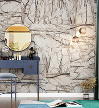 Load image into Gallery viewer, Livelynine Peel and Stick Floor Tile Marble 12X12 Inch Waterproof Vinyl Flooring Peel and Stick Flooring Tile Stickers for Kitchen Bedroom Bathroom Farmhouse Bathroom Laminate Flooring Stick on