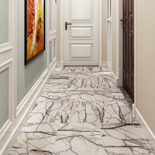 Load image into Gallery viewer, Livelynine Peel and Stick Floor Tile Marble 12X12 Inch Waterproof Vinyl Flooring Peel and Stick Flooring Tile Stickers for Kitchen Bedroom Bathroom Farmhouse Bathroom Laminate Flooring Stick on