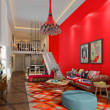 Load image into Gallery viewer, Livelynine Red Contact Paper Peel and Stick Roll Self Adhesive Vinyl Wrap Removable Wallpaper Waterproof Countertops Shelf Liners Cabinets Old Furniture Crafts Wall Paper Decorations