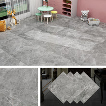 Load image into Gallery viewer, Livelynine Peel and Stick Floor Tile 12X12 Inch Grey Concrete Vinyl Flooring Peel and Stick Tile for Kitchen Flooring Bathroom Lamiante Flooring Waterproof Linoleum Flooring Tiles Sticky