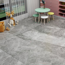 Load image into Gallery viewer, Livelynine Peel and Stick Floor Tile 12X12 Inch Grey Concrete Vinyl Flooring Peel and Stick Tile for Kitchen Flooring Bathroom Lamiante Flooring Waterproof Linoleum Flooring Tiles Sticky