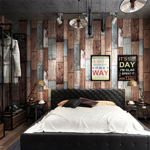 Load image into Gallery viewer, Livelynine Teal Wood Wallpaper Stick and Peel Shiplap Wall Paper Self Adhesive Wood Contact Paper Decorative Shiplap Bulletin Board Paper Vintage Removable Waterproof