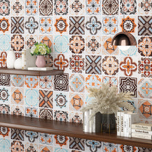 Load image into Gallery viewer, Livelynine Backsplash Tile Wallpaper Stick and Peel Kitchen Contact Paper for Cabinets Counters Drawer Shelves Colorful Decorative Tile Contact Paper for Kitchen Back Splashes Removable