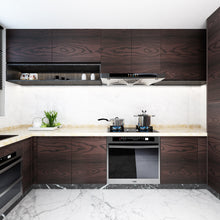 Load image into Gallery viewer, Livelynine Peel and Stick Wallpaper Wood for Cabinets Self Adhesive Shelf Liners Brown Wood Wallpaper Stick and Peel Wood Paper Kitchen Desk Old Furnitures Decor Removable Waterproof 15.8x78.8 Inches