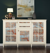 Load image into Gallery viewer, Livelynine Peel and Stick Blue Wallpaper Marble Contact Paper Peel and Stick Countertops Kitchen Table Top Cover Bedroom Desk Bathroom Vinyl Marble Countertop Sticker Waterproof