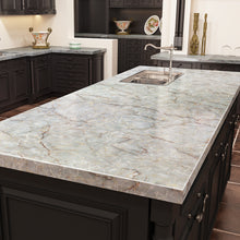 Load image into Gallery viewer, Livelynine Contact Paper 24 Inch Wide x 197 Inch Green Marble Countertop Adhesive Paper Waterproof Marble Wallpaper Peel and Stick Countertops for Kitchen Bedroom Desk Cabinet Table Sticky Counter Top