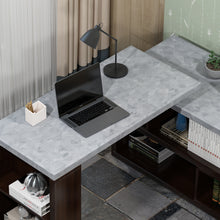 Load image into Gallery viewer, Livelynine Removable Modern Wallpaper for Bedroom Aesthetic Blue Grey Wallpaper Peel and Stick Modern Gray Wall Paper Roll for Living Room Wall Accent Kitchen Bathroom Cabinet Waterproof 15.8"X78.8"