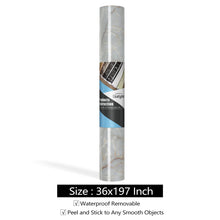 Load image into Gallery viewer, Livelynine 197 x 36 inch Wide Contact paper for Countertops Waterproof Green Marble Wallpaper Peel and Stick Countertops for Kitchen Table Door Desk Refrigerator Self Adhesive Vinyl Countertop Sticker