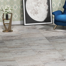 Load image into Gallery viewer, Livelynine Waterproof Peel and Stick Floor Tile 12"x12" Speckled Stone Vinyl Flooring Bathroom Self Adhesive Floor Tiles Peel and Stick Flooring for Kitchen Laundry Basement Laminate Linoleum