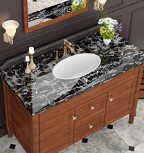 Load image into Gallery viewer, Livelynine Wide Black Marble Contact Paper for Countertops Waterproof Granite Countertop Peel and Stick Kitchen Wallpaper Adhesive Paper for Furniture Desk Counter Removable Waterproof