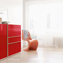 Load image into Gallery viewer, Livelynine Red Contact Paper Self Adhesive Wall Paper Decorations Peel and Stick Wallpaper Kitchen Cabinets Countertops Appliances Red Vinyl Adhesive Shelf Liners Removable Waterproof