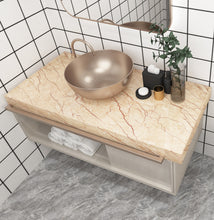 Load image into Gallery viewer, Livelynine Vinyl Countertop Contact Paper Waterproof Marble Wallpaper Peel and Stick Counter Top Covers Marble Desk Table Cover Bathroom Washable Wallpaper for Kitchen Counter Decor 15.8x78.8 Inch