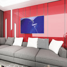 Load image into Gallery viewer, Livelynine Red Contact Paper Self Adhesive Wall Paper Decorations Peel and Stick Wallpaper Kitchen Cabinets Countertops Appliances Red Vinyl Adhesive Shelf Liners Removable Waterproof