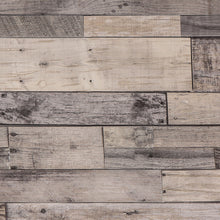 Load image into Gallery viewer, Livelynine Shiplap Peel and Stick Wallpaper for Bathroom Kitchen Farmhouse Classroom Shiplap Contact Paper for Walls Bedroom Accent Wall Paper Wood Look White Brown Bulletin Board Paper