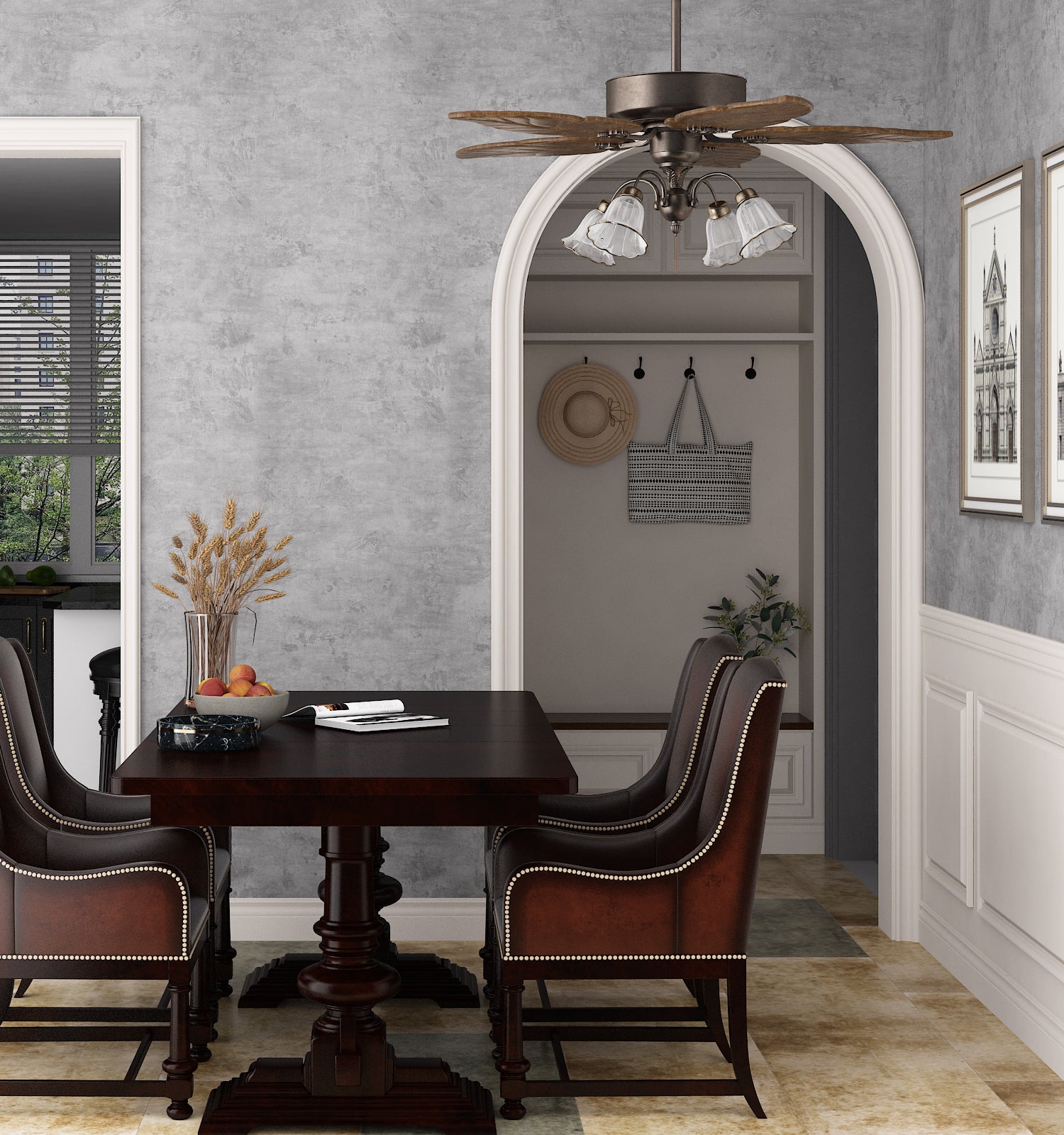 Livelynine Grey Concrete Peel and Stick Wallpaper Self Adhesive Contac